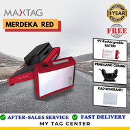 MaxTag Red Merah Merdeka Smart Original Tag 1 Year Warranty Merdeka Pack Touch n Go Device Bracket D