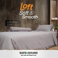 ผ้าปูที่นอน 3.5 ฟุต Loft สีพื้น SAFE&SOUND