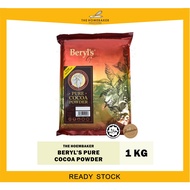 Beryls Gourmet Pure Cocoa Powder 1kg (Super Value Pack) / Serbuk Koko / 100% Cocoa  / Halal / HomeBa