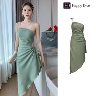 Happy Diva ชุดผู้หญิงชุดสีเขียวชุดลําลองงานแต่งงานชุดปาร์ตี้อย่างเป็นทางการ 5130