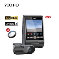 [รุ่นใหม่] VIOFO A229 Pro 2CH กล้องติดรถหน้าหลัง Sony Starvis 2 4K + 2K WIFI 5GHz GPS คาปาซิเตอร์ ประกัน 18 เดือน