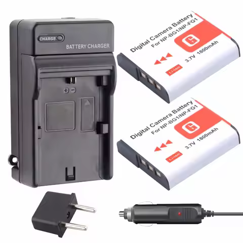 2pcs NP-BG1 BG1 Battery + charger For SONY DSC W130 W210 W220 W300 H10 H50 H70 W290 HX7 HX10 HX30 WX