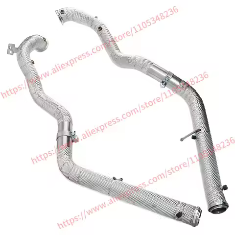 Car Stainless Steel Heatshield Exhaust Pipe Downpipe for Mercedes-Benz G63 G500 G550 AMG W463A W464 
