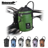 Rhinowalk Bicycle Handlebar Bag 1.6L Insulated Bicycle Front Bag Portable Folding Bicycle Water Bottle Carrying Bag For Brompton and 3Sixty Bikepacking Outdoor Cycling Commuter Urban Bike Accessories