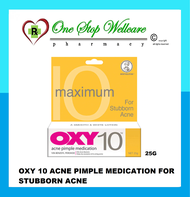 OXY 10 ACNE PIMPLE MEDICATION FOR STUBBORN ACNE 25G (EXP: 01/2026)