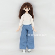Azone 6 Points Clothes s Body/m Body Baby Clothes ob24/22 blythe Small Ragdoll Clothes Casual All-Ma