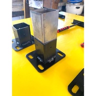 tapak besi hollow 2x2 inci