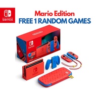 Nintendo Switch Mario Red &amp; Blue Edition FREE 1 RANDOM GAMES (1 Year Warranty)