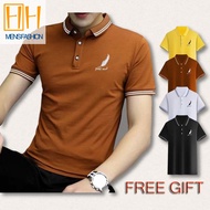 Men's Collar Plain Polo Shirt S-5XL T Shirt Lelaki Berkolar Baju Kolar
