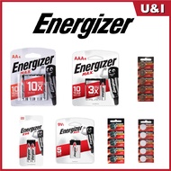 [Fast Delivery] Energizer Max Alkaline AA / AAA / AAAA(E96) / 9V / CR2032 / CR2025 / CR2016 6