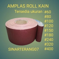 amplas meteran - amplas roll harga per roll - amplas kertas murah - grit 120