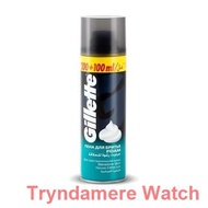shock watch ☂■(IMPORTED) Gilette 300ml Sensitive Shaving Foam