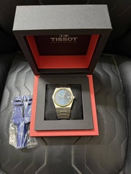 TISSOT 天梭 PRX超級玩家系列 自動機械機芯 100米防水 男女同款 手錶 40mm 藍色錶盤