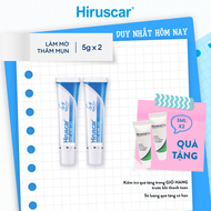 Bộ 2 gel chăm sóc sẹo mụn và mụn thâm Hiruscar Post Acne 5g