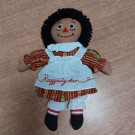 布公仔 罕有 12‘’ Black Raggedy Ann & Andy 布偶系列 vintage doll 洋娃娃 安＆安廸 布娃娃 禮物