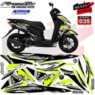 Decal Sticker Striping Variasi SEMI Fullbody Freego 125 - Decal Freego - Lis Freego - Striping Freeg