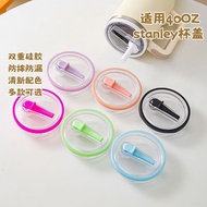 Cross-Border 40oz Ice Master Cup Lid Thickened Silicone Comes with Foldable Straw Lid Plastic Large-