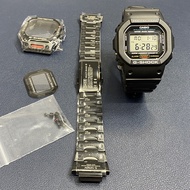 Watch Bezel Strap for Casio G-SHOCK DW5600 DW5610 GW-B5600 G5600E gwm5610 Mod Mecha Steel Titanium Watchband Case Accessories