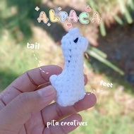 GANTUNGAN Amigurumi Keychain ALPACA Handmade Souvenir