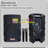 SPEAKER AKTIF PORTABLE MEETING WIRELESS KARAOKE BARETONE 10 INCH