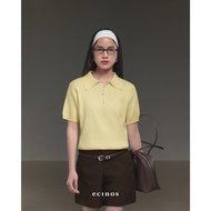 ECINOS - Flo Knitted TopPOLO | Women's Tops | Women's Blouse | Polo Shirt Women | Knitted Polo Shirt