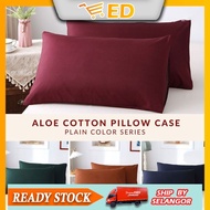 ED_ Cotton Sarung Bantal Cadar Pillow Case Sarung Bantal Cotton Ready Stock Malaysia Murah 48x74CM A