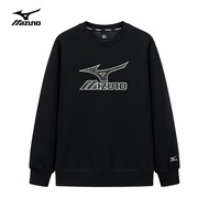 Mizuno เสื้อคู่หลวมแขนยาวฤดูใบไม้ผลิและฤดูใบไม้ร่วงอินเทรนด์ของผู้ชายเสื้อกันหนาวกลางแจ้งคุณภาพสูง