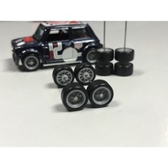 Z114 Hot Wheels Rubber Wheels Tayar Getah BBS Grey Axle Long JDM