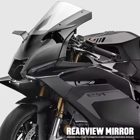 For YAMAHA YZF R9 2025 Yzf r9 Motorcycle Accessories Black Rearview Side Mirrors 360° Rotatable