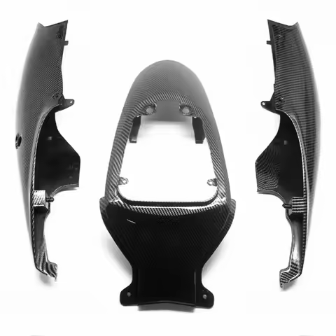 Fit For SUZUKI GSX-R 600 GSXR 750 2006 2007 K6 K7 Carbon Fiber Color Rear Tail Side Seat Fairing Set