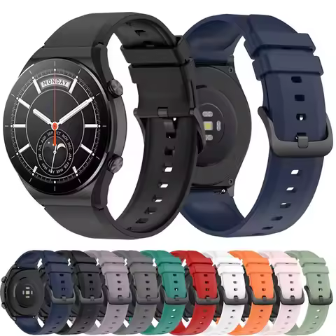 Strap For Xiaomi Watch S1 22mm Silicone Bracelet Watch Band For Xiaomi MI Watch Color 2 / MI Watch G