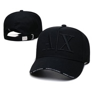 Koi616 【Giorgio Armani Exchange AX Logo Baseball Cap Sun Snapback Flat Adjustable Couple Caps KOX1 H