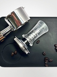 Coffee Utensils, Coffee Tamper, Transparent Handle Coffee Tamper 51/53/54/58MM, Household Horizontal
