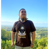 Coffee CHOCOLATE LONG EAR PEEL / DAYAK T-SHIRT / DAYAK ORNAMENT / DAYAK MOTIF / DAYAK BAJU