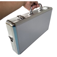 Silver aluminum tari case tari box 36 - 60 capacity Super ganda