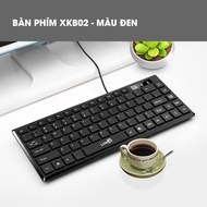 Bàn phím máy tính mini có dây SIDOTECH XKB02 nhỏ gọn tinh tế 82 key hành trình phím vừa phải giúp gõ