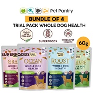 [Bundle of 4] Trial Pack Wishbone Dog 60g, Overall Pet Health, New Zealand Dry Dog Food