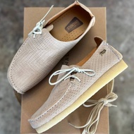 [ FREE GIFT 🎁 ] CLARKS LUGGER 15 Genuine Cream Leather S1710001 KASUT KULIT LELAKI MEN MAN SHOES KAS