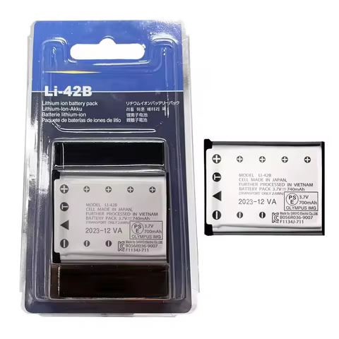 LI-42B LI42B Battery for Olympus FE220 FE320 Stylus 830 X-600 D-630 750 FE-280, FE-290, FE-320, FE-3