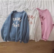 CREME DE PARIS Oversize Oblong Sweater Wanita Terbaru
