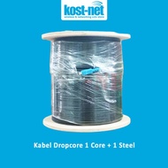 Dropcore Cable 1 Core + 1 Steel 250 Meters SC/UPC-SC/UPC