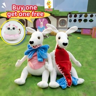 PLUS【in Stock】99 Nights in The Forest Evil Bunny Plush Fun Raving Rabbids Plushie Doll Cute Big Mout