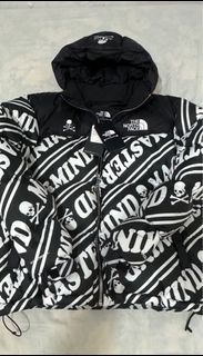 全新正貨 Mastermind x The North Face 黑白色羽絨外套 size XXL (Asia)