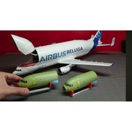 Airbus beluga cargo airplane papercraft pattern sheet 1:100 scale (MP-Aa) airplane model