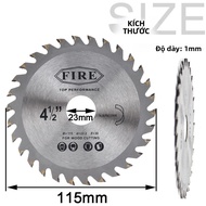 Lưỡi Cưa Cacbua SIFANG 115/125mm 30 Răng Đĩa Cắt Gỗ Dùng Cho Gỗ & Đá Granite Đa Dụng Tương Thích Với