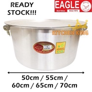 Double Handle Big Degchi Pot 50cm | Biryani Aluminium pot | Periuk Kenduri | Periuk Besar Cap Helang