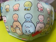 全手作 口罩套 成人、女士、中童， 幼童 角落生物