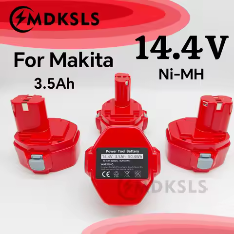 2026 New Powtree 3500mAh Battery for MAKITA 14.4V Battery Pow Tool PA14,1422,1420,1433, 1434, 1435，6