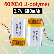 3.7V 600mAh 602030 Lithium Battery 502030 052030 Lithium Polymer Batteries for Wireless Bluetooth He