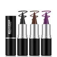Noerrors 3pcs Set Pensil Eyeliner Gel Matte Plum Hitam Coklat, Pensil Eyeliner Tahan Air, Tahan Cali